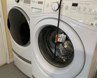 #59	Whirlpool Duet Direct Drive w/pedestals and steam Drive	Set washer & Dryer  $600.00 
