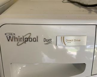 #59	Whirlpool Duet Direct Drive w/pedestals w/steam Drive Set Washer & Dryer	 $600.00 
