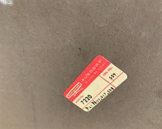 #60	Gusdorf Model 7220 Rolling Pressed Wood Table on Wheels - 	 $25.00 
