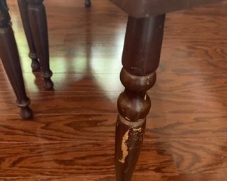 #64	Set of 3 Plant Stands w/faux Marble Inserts - 16x16x14.5 (as is finish)	 $25.00 
