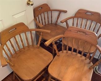 #70	Set of 4 Maple Captains Chairs	 $100.00 
