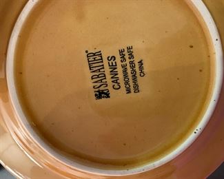 #84	Sabatier Cannes China Set 	 $50.00 
