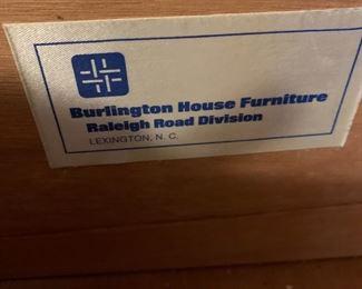 #96	Burlington House Furn. Dresser w/9 Drawers & 2 doors w/separate Mirrors - 70wx19Dx32T  mirror 49Tx19.5W	 $125.00 
