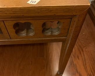 #101	Mersman  Bench/Coffee Table - 20Dx67.5Lx15T	 $125.00 
