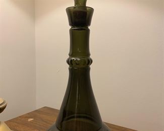 #102	Vtg. Green Jim Beam Jenny Bottle - 14.5"T	 $40.00 
