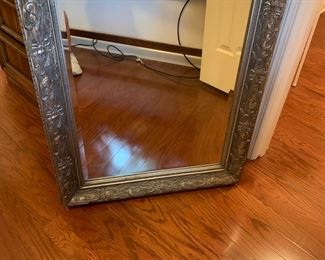 #117	Beveled Silver Framed 29.5Wx3' Tall	 $60.00 
