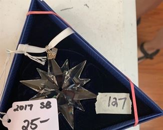 #127	Swarovski Crystal Ornament	 $25.00 
