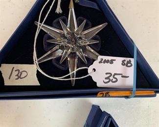 #130	Swarovski Crystal Ornament	 $35.00 
