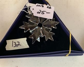 #132	Swarovski Crystal Ornament	 $25.00 
