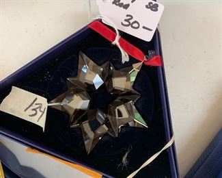 #134	Swarovski Crystal Ornament	 $30.00 
