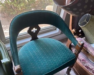 Green chair 10$