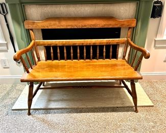 Ethan Allen Heirloom Maple Bench
