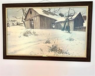 "A Rustic Barn" by Carolyn Blish
