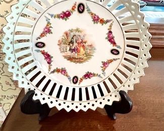 Vintage Reticulated Porcelain China Bowl