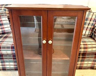 Media Cabinet Great for Cassette Storage