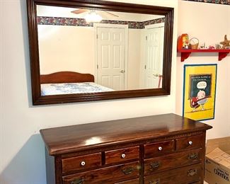Vintage Ethan Allen Old Tavern Pine Double Dresser