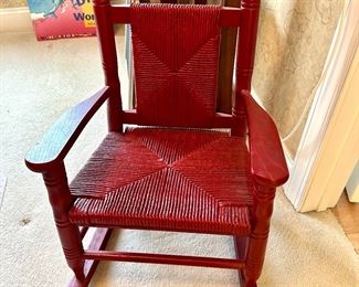 Child's Wicker Rocker