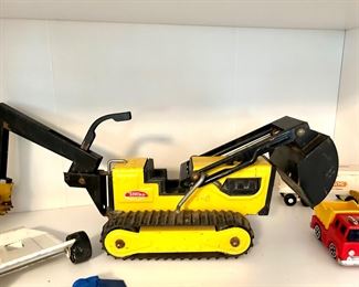 Vintage Tonka Pressed Steel T-6 Backhoe Excavator