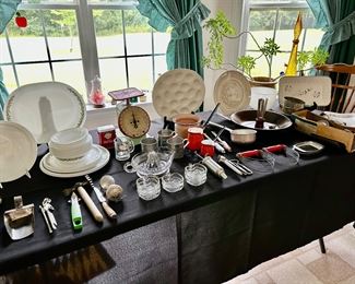 Vintage Kitchen Tools, Corelle Ware, Nut Bowl and More!!
