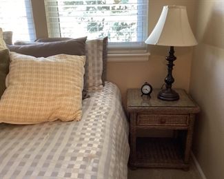 Wicker night stand