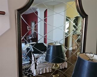 49”H x 35” Etched Glass Mirror!
