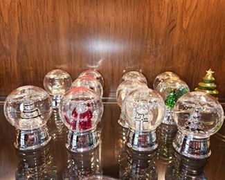 St. Nicholas Square Winter Wonderland Christmas Variety of  Snow Globes!
