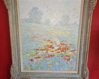 Helen Orr Impressionist Oil on Canvas Circa 1970s!

