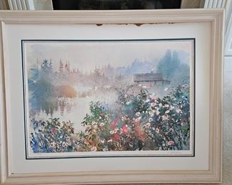 Wild Rose Cottage by Nita Ingle 1993 Signed Limited Ed Lithograph!
