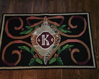 Fundango 20"x30" Washable Monogrammed Rug!
