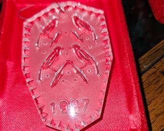 Waterford Crystal Christmas Ornaments!
