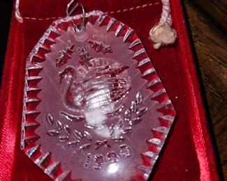 Waterford Crystal Christmas Ornaments!