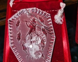 Waterford Crystal Christmas Ornaments!