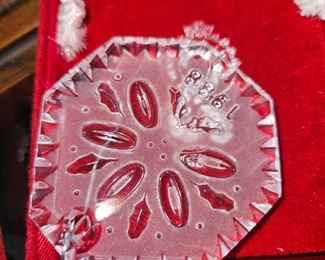 Waterford Crystal Christmas Ornaments!