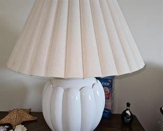 Frederick Cooper White Pottery Lamps!
