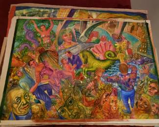 Painting by Alejandro Romero