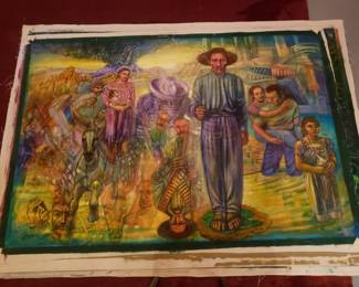 Painting by Alejandro Romero