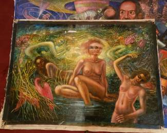 Painting by Alejandro Romero