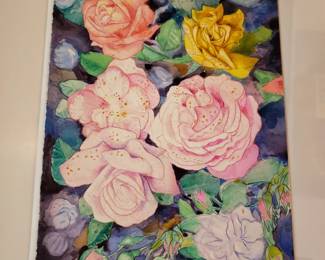 Mixed media on paper by Alejandro Romero