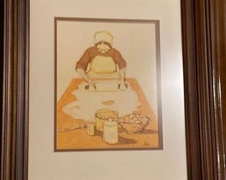 Vera Kirk Batiks & Watercolors AMISH "Apple Strudel" 