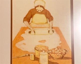 Vera Kirk Batiks & Watercolors AMISH "Apple Strudel" 