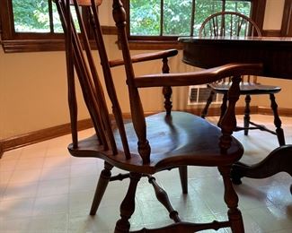 1960s Ethan Allen by Baumritter Set of 3 Dining Chairs Made in Vermont