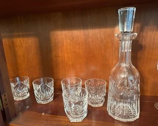 Vintage Waterford Crystal Ashling decanter & stopper
