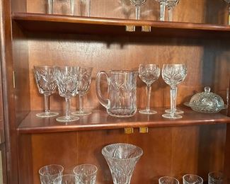 Assorted vintage Waterford Crystal ASHLING pattern