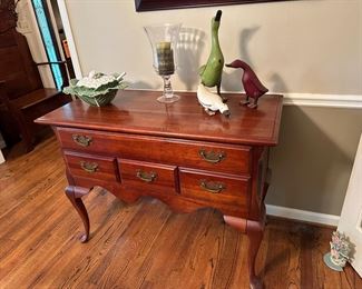 Vintage Queen Anne style lowboy
