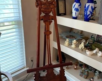 Ornate Wooden Easel