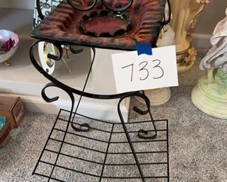 Mid Century Modern Ashtray Stand