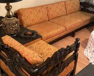 1970s Spanish Style Sectional Sofa