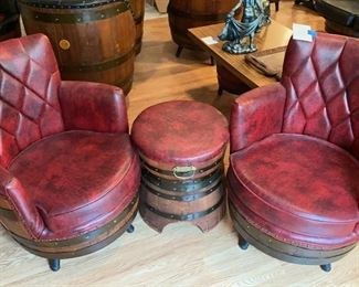 Whiskey Barrel Chairs