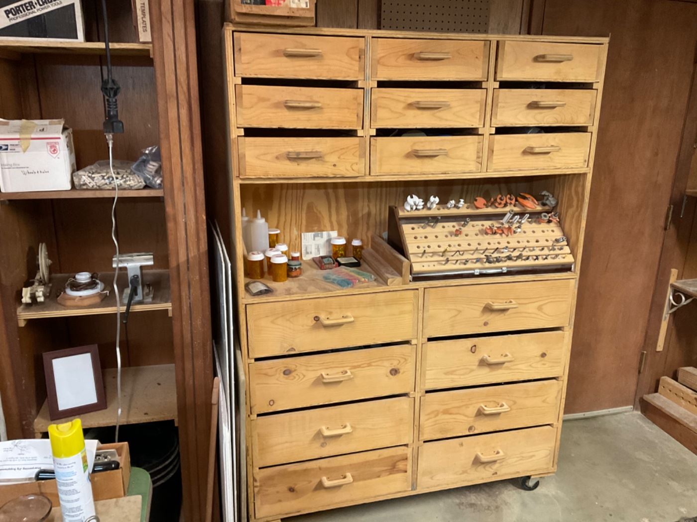 UNQUIE WOOD CABINETS FOR TOOLS