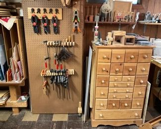 UNQUIE WOOD SHOP CABINETS 
